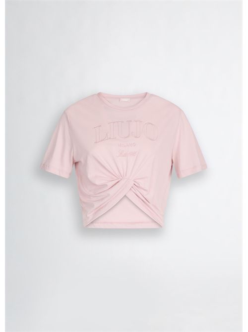 t-shirt donna rosa LIU JO | WA5001JS923/M9448